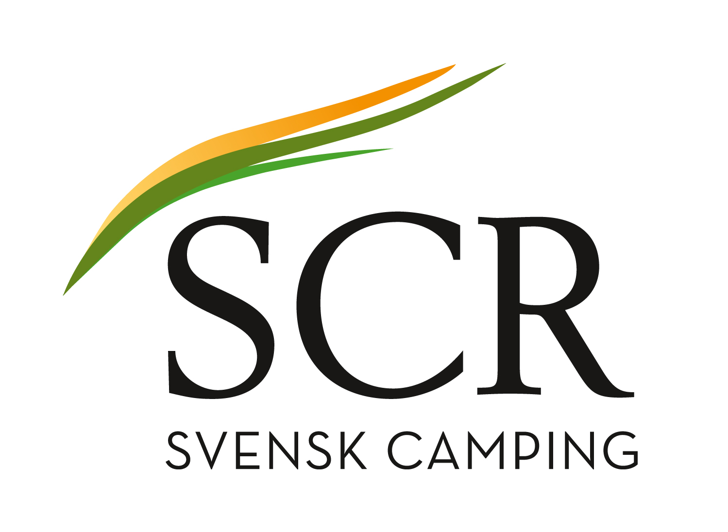 Logotype SCR Svensk Camping färg